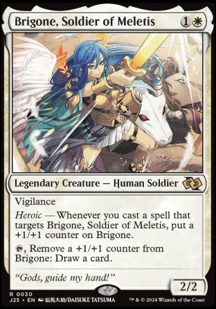 (030) Magic The Gathering Foundations Jumpstart Single: Brigone, Soldier of Meletis  Rare