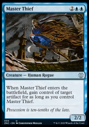 (030) Magic The Gathering Commander: Zendikar Rising Single: Master Thief  Uncommon
