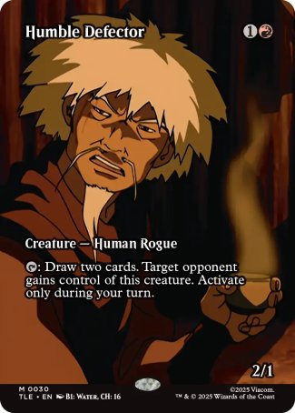 (030) Magic The Gathering Magic: The Gathering | Avatar: The Last Airbender: Eternal Single: Humble Defector Holo Mythic