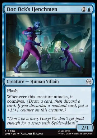 (030) Magic The Gathering Magic: The Gathering | Marvel's Spider-Man Single: Doc Ock's Henchmen  Common