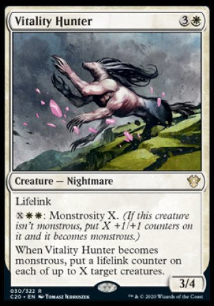 (030/322) Magic The Gathering Commander: Ikoria Single: Vitality Hunter  Rare