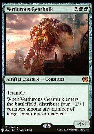 (172) Magic The Gathering The List Single: Verdurous Gearhulk  Mythic