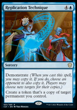 (031) Magic The Gathering Commander: Strixhaven Single: Replication Technique  Rare