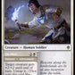 (031/269) Magic The Gathering Throne of Eldraine Single: Silverflame Squire // On Alert  Common