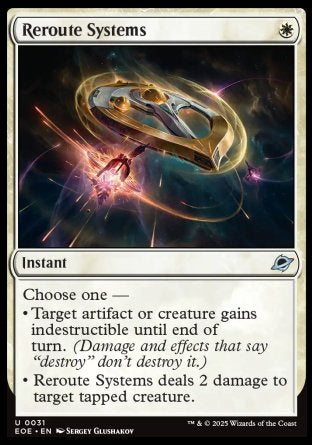 (031) Magic The Gathering Edge of Eternities Single: Reroute Systems Holo Uncommon