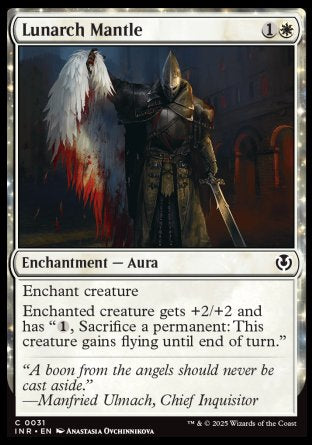 (031) Magic The Gathering Innistrad Remastered Single: Lunarch Mantle  Common