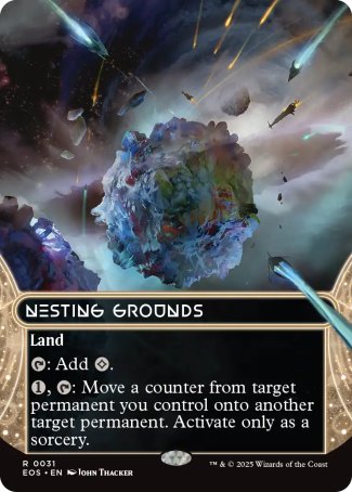(031) Magic The Gathering Stellar Sights Single: Nesting Grounds (V.1)  Rare
