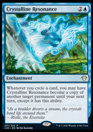 (031/322) Magic The Gathering Commander: Ikoria Single: Crystalline Resonance  Rare
