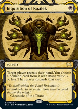 (031) Magic The Gathering Mystical Archive Single: Inquisition of Kozilek (V.1)  Rare