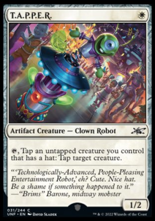 (031) Magic The Gathering Unfinity Single: T.A.P.P.E.R.  Common