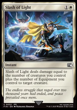 (032) Magic The Gathering Magic: The Gathering - FINAL FANTASY Single: Slash of Light  Common