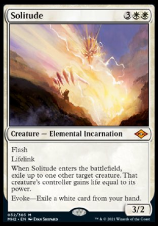 (032) Magic The Gathering Modern Horizons 2 Single: Solitude Holo Mythic