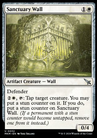 (032) Magic The Gathering Murders at Karlov Manor Single: Sanctuary Wall Holo Uncommon