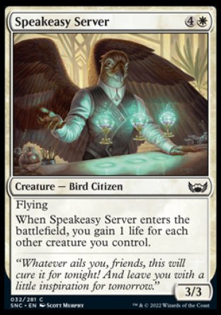 (032) Magic The Gathering Streets of New Capenna Single: Speakeasy Server  Common