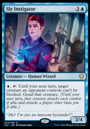 (032) Magic The Gathering Commander: Strixhaven Single: Sly Instigator  Rare