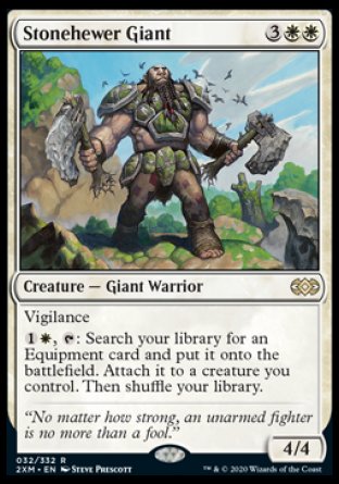 (032/332) Magic The Gathering Double Masters Single: Stonehewer Giant  Rare