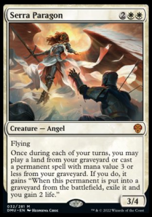 (032) Magic The Gathering Dominaria United Single: Serra Paragon  Mythic