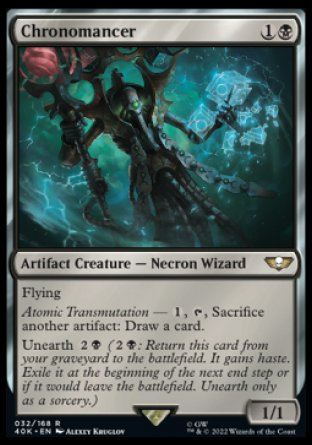 (032) Magic The Gathering Universes Beyond: Warhammer 40000 Single: Chronomancer  Rare