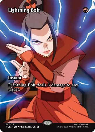 (032) Magic The Gathering Magic: The Gathering | Avatar: The Last Airbender: Eternal Single: Lightning Bolt Holo Mythic