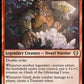 (032) Magic The Gathering Commander: The Lord of the Rings: Tales of Middle-earth Single: Gimli of the Glittering Caves  Rare