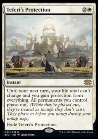 (032) Magic The Gathering Double Masters 2022 Single: Teferi's Protection  Rare