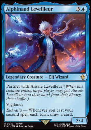 (033) Magic The Gathering Commander: Magic: The Gathering - FINAL FANTASY Single: Alphinaud Leveilleur  Rare