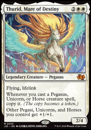 (033) Magic The Gathering Foundations Jumpstart Single: Thurid, Mare of Destiny  Mythic