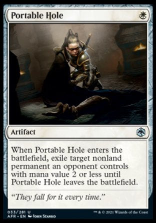 (033) Magic The Gathering Adventures in the Forgotten Realms Single: Portable Hole  Uncommon