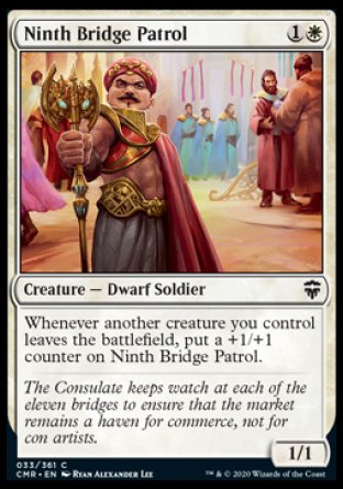 (033/361) Magic The Gathering Commander Legends Single: Ninth Bridge Patrol Holo Common