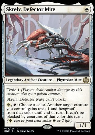 (033) Magic The Gathering Phyrexia: All Will Be One Single: Skrelv, Defector Mite  Rare