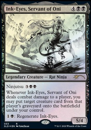 (033) Magic The Gathering Secret Lair Drop Series Single: Ink-Eyes, Servant of Oni  Rare