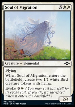 (033) Magic The Gathering Modern Horizons 2 Single: Soul of Migration Holo Common