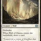 (033) Magic The Gathering Double Masters 2022 Single: Wall of Omens Holo Uncommon