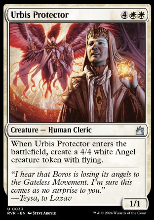 (033) Magic The Gathering Ravnica Remastered Single: Urbis Protector  Uncommon