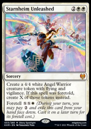 (033/285) Magic The Gathering Kaldheim Single: Starnheim Unleashed Holo Mythic