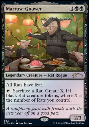 (034) Magic The Gathering Secret Lair Drop Series Single: Marrow-Gnawer  Rare