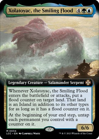 (034) Magic The Gathering Commander: The Lost Caverns of Ixalan: Extras Single: Xolatoyac, the Smiling Flood  Mythic