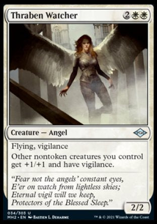 (034) Magic The Gathering Modern Horizons 2 Single: Thraben Watcher  Uncommon