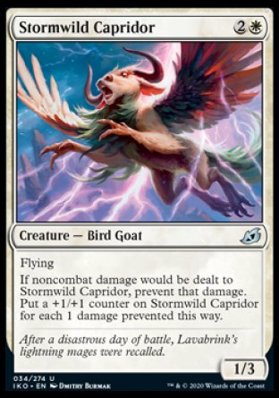 (034/274) Magic The Gathering Ikoria: Lair of Behemoths Single: Stormwild Capridor Holo Uncommon