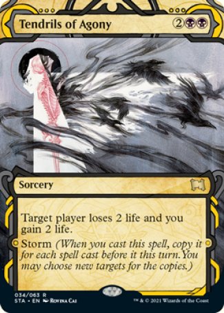 (034) Magic The Gathering Mystical Archive Single: Tendrils of Agony (V.3) Holo Rare