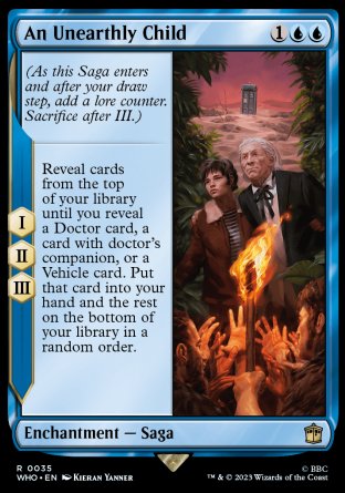 (035) Magic The Gathering Universes Beyond: Doctor Who Single: An Unearthly Child Holo Rare
