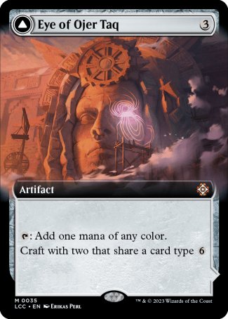 (035) Magic The Gathering Commander: The Lost Caverns of Ixalan: Extras Single: Eye of Ojer Taq // Apex Observatory  Mythic