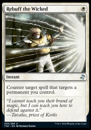 (035/289) Magic The Gathering Time Spiral Remastered Single: Rebuff the Wicked  Uncommon