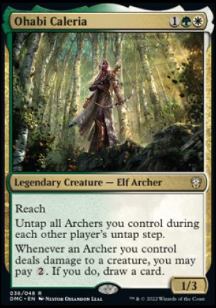 (036) Magic The Gathering Commander: Dominaria United Single: Ohabi Caleria Holo Rare