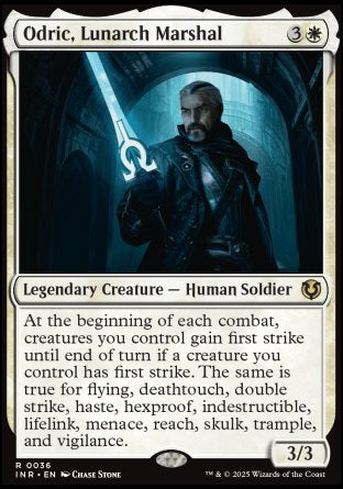 (036) Magic The Gathering Innistrad Remastered Single: Odric, Lunarch Marshal  Rare
