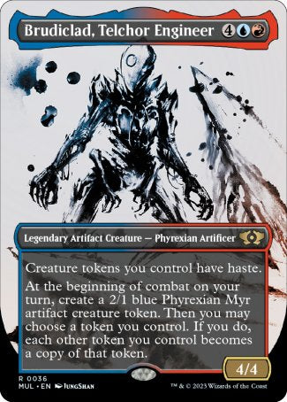 (036) Magic The Gathering Multiverse Legends Single: Brudiclad, Telchor Engineer (V.1) Holo Rare
