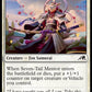 (036) Magic The Gathering Kamigawa: Neon Dynasty Single: Seven-Tail Mentor Holo Common