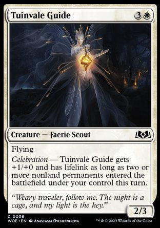 (036) Magic The Gathering Wilds of Eldraine Single: Tuinvale Guide  Common