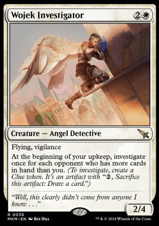 (036) Magic The Gathering Murders at Karlov Manor Single: Wojek Investigator (V.2) Holo Rare