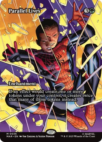 (036) Magic The Gathering Magic: The Gathering | Marvel's Spider-Man: Source Material Cards Single: Parallel Lives Holo Mythic